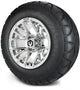 MODZ 12" Matrix Chrome Wheels & Street Tires Combo