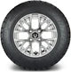 MODZ 12" Matrix Chrome Wheels & Street Tires Combo