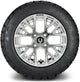 MODZ 12" Matrix Chrome Wheels & Street Tires Combo