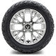MODZ® 12" Matrix Chrome Wheels & Off-Road Tires Combo