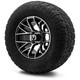 MODZ® 12" Matrix Machined Matte Black Wheels & Off-Road Tires Combo