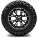 MODZ® 12" Matrix Machined Matte Black Wheels & Off-Road Tires Combo