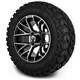 MODZ® 12" Matrix Machined Matte Black Wheels & Off-Road Tires Combo