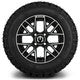 MODZ® 12" Matrix Machined Matte Black Wheels & Off-Road Tires Combo