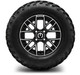 MODZ® 12" Matrix Machined Matte Black Wheels & Off-Road Tires Combo