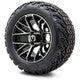 MODZ® 12" Matrix Machined Matte Black Wheels & Off-Road Tires Combo