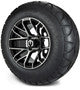 MODZ® 12" Matrix Machined Matte Black Wheels & Off-Road Tires Combo