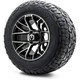 MODZ® 12" Matrix Machined Matte Black Wheels & Off-Road Tires Combo
