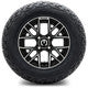 MODZ® 12" Matrix Machined Matte Black Wheels & Off-Road Tires Combo