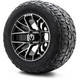 MODZ® 12" Matrix Machined Matte Black Wheels & Off-Road Tires Combo