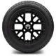 MODZ 12" Matrix Matte Black Wheels & Street Tires Combo