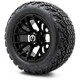 MODZ® 12" Matrix Matte Black Wheels & Off-Road Tires Combo