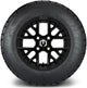 MODZ 12" Matrix Matte Black Wheels & Street Tires Combo