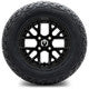 MODZ® 12" Matrix Matte Black Wheels & Off-Road Tires Combo