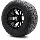 MODZ® 12" Matrix Matte Black Wheels & Off-Road Tires Combo