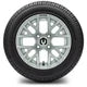 MODZ 12" Matrix Silver Wheels & Street Tires Combo