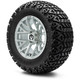 MODZ® 12" Matrix Silver Wheels & Off-Road Tires Combo