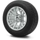 MODZ 12" Matrix Silver Wheels & Street Tires Combo