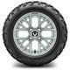 MODZ® 12" Matrix Silver Wheels & Off-Road Tires Combo