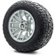 MODZ® 12" Matrix Silver Wheels & Off-Road Tires Combo
