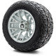 MODZ® 12" Matrix Silver Wheels & Off-Road Tires Combo