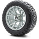 MODZ® 12" Matrix Silver Wheels & Off-Road Tires Combo