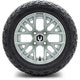 MODZ® 12" Matrix Silver Wheels & Off-Road Tires Combo