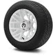 MODZ 12" Matrix Glossy White Wheels & Street Tires Combo