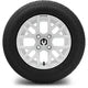 MODZ 12" Matrix Glossy White Wheels & Street Tires Combo
