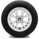 MODZ® 12" Matrix Glossy White Wheels & Off-Road Tires Combo