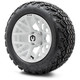 MODZ® 12" Matrix Glossy White Wheels & Off-Road Tires Combo