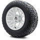 MODZ® 12" Matrix Glossy White Wheels & Off-Road Tires Combo