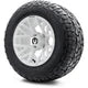 MODZ® 12" Matrix Glossy White Wheels & Off-Road Tires Combo