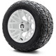 MODZ® 12" Matrix Glossy White Wheels & Off-Road Tires Combo