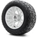 MODZ® 12" Matrix Glossy White Wheels & Off-Road Tires Combo