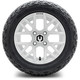MODZ® 12" Matrix Glossy White Wheels & Off-Road Tires Combo