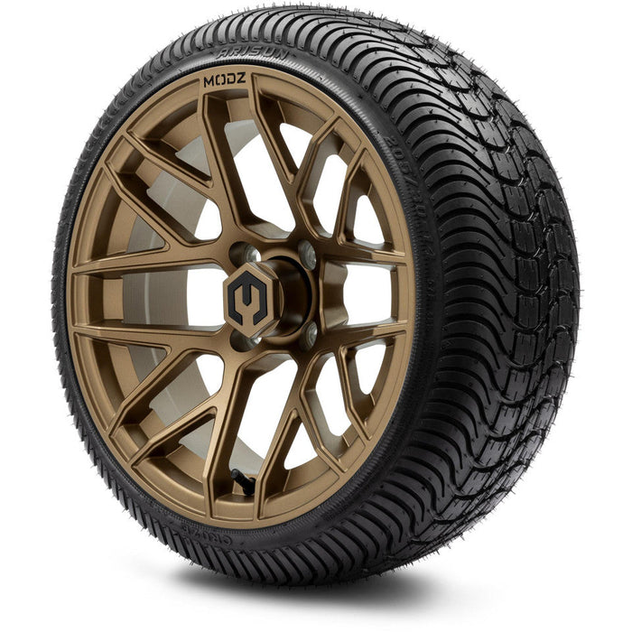 MODZ 14' Matrix Bronze - Tire and Wheel Combo