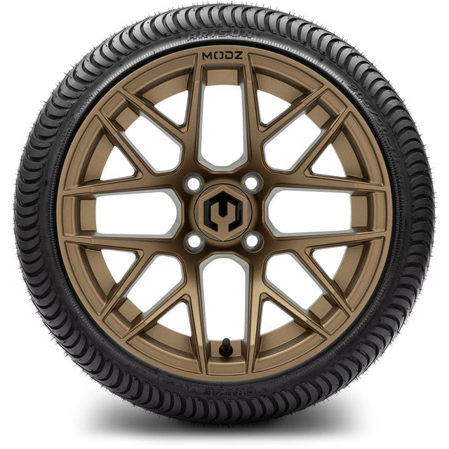 MODZ 14' Matrix Bronze - Tire and Wheel Combo