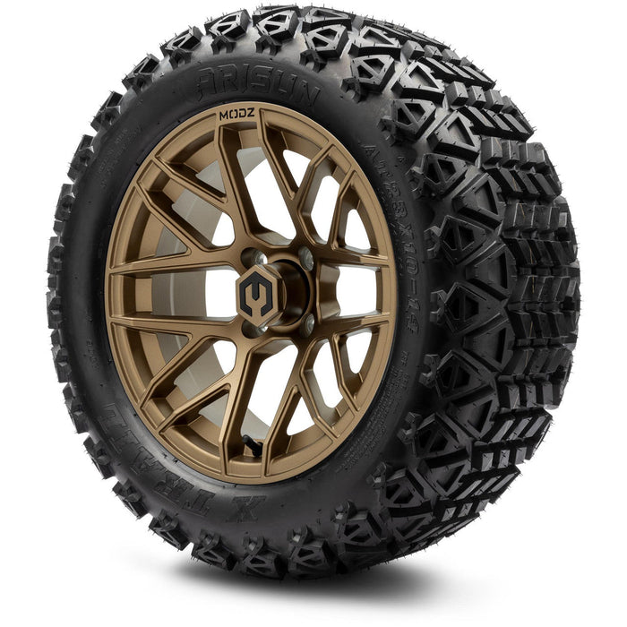 MODZ 14' Matrix Bronze - Tire and Wheel Combo