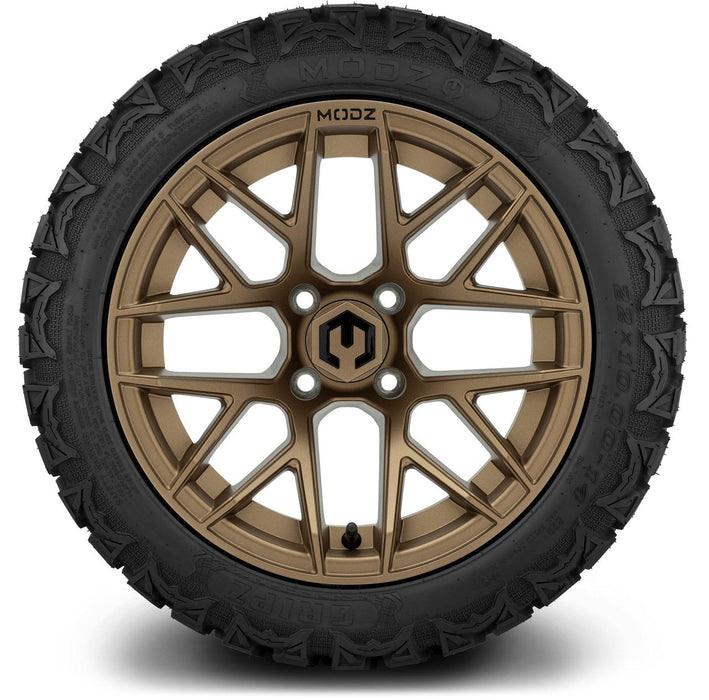 MODZ 14' Matrix Bronze - Tire and Wheel Combo