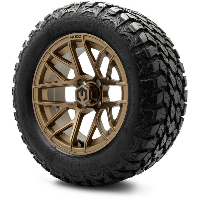 MODZ 14' Matrix Bronze - Tire and Wheel Combo