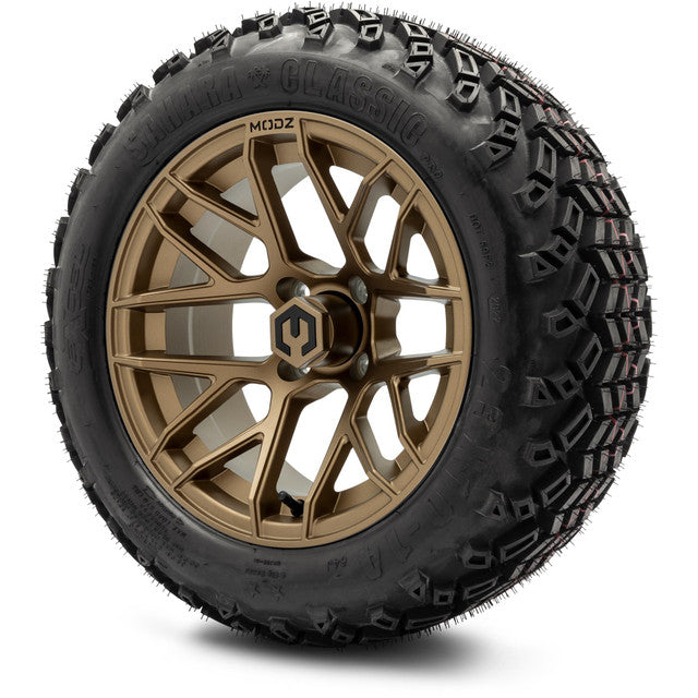 MODZ 14' Matrix Bronze - Tire and Wheel Combo