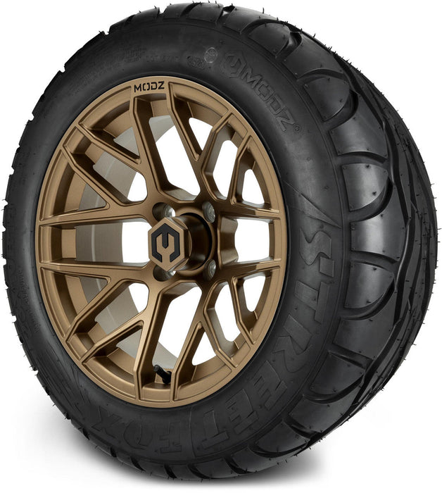 MODZ 14' Matrix Bronze - Tire and Wheel Combo