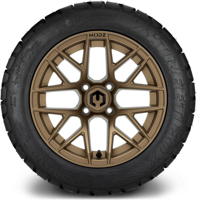 MODZ 14' Matrix Bronze - Tire and Wheel Combo