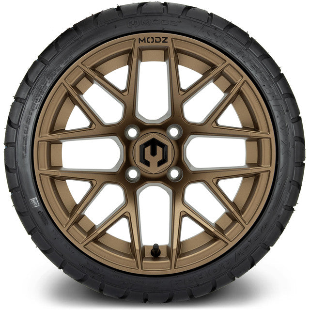 MODZ 14' Matrix Bronze - Tire and Wheel Combo