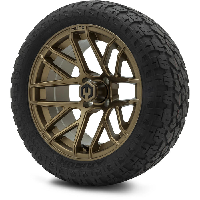 MODZ 15" Matrix Matte Bronze Wheels & Off-Road Tires Combo