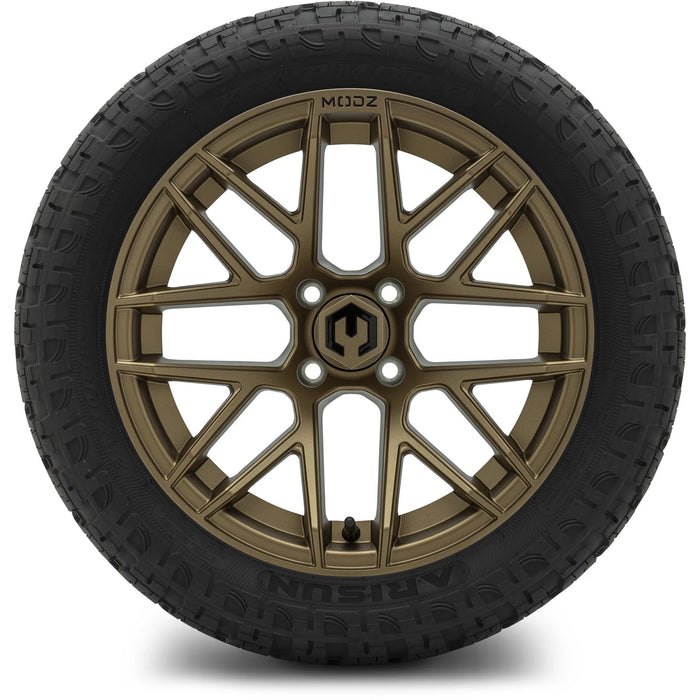 MODZ 15" Matrix Matte Bronze Wheels & Off-Road Tires Combo