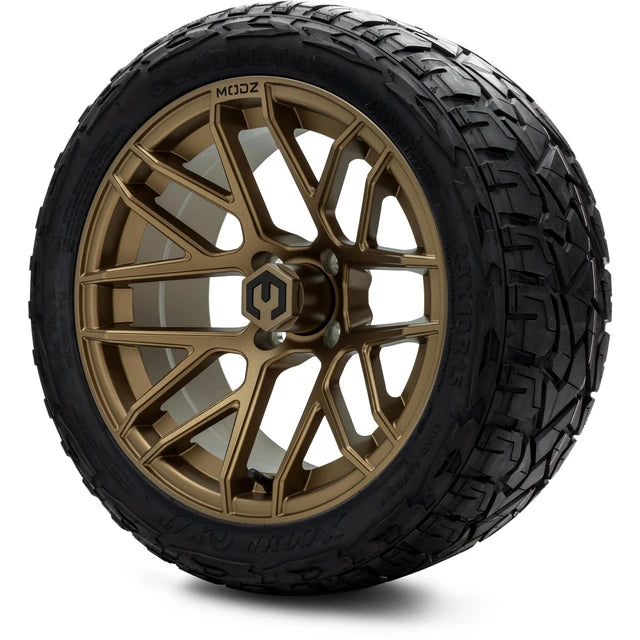 MODZ 15" Matrix Matte Bronze Wheels & Off-Road Tires Combo