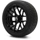MODZ® 15' Matrix Glossy Black Wheels and Street Tires Combo