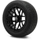 MODZ® 15' Matrix Glossy Black Wheels and Street Tires Combo